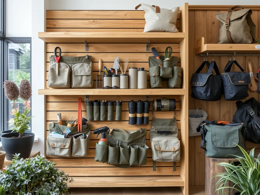 Elevated wooden planters on a city rooftop