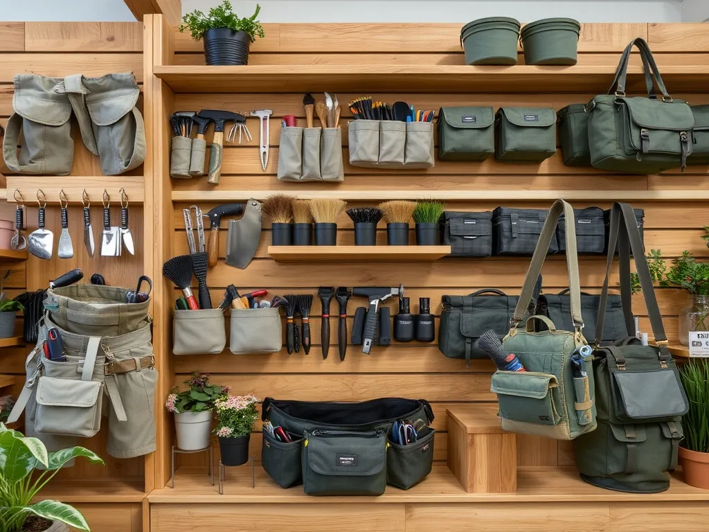 Gardener opening a shipped package on a terrace
